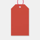 Wasserfarbe Niedlich Rentier Frohe Weihnachtsbezei Geschenkanhänger (Rückseite)