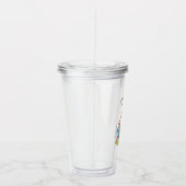 Wasserfarbe Niedlich Safari Jungle Animals Kinderd Acryltrinkbecher (Rechts)