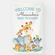 Wasserfarbe Niedlich Safari Jungle Babydusche