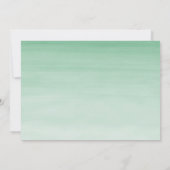 Wasserfarbe Niedlich Safari Jungle Babydusche Einladung (Rückseite)