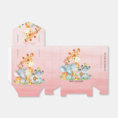 Wasserfarbe Niedlich Safari Jungle Girl Babydusche Geschenkschachtel (Ungefaltet)