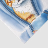 Wasserfarbe Niedlich Schöne Katzen Sammlung Seidenpapier (Ausschnitt)