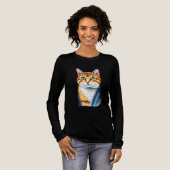 Wasserfarbe Niedlich Schöne Katzen Sammlung Tri-Blend Shirt (Volle Vorderseite)