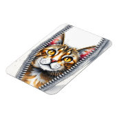 Wasserfarbe Niedlich Schöne moderne Katze Sammlung Magnet (Linke Seite)