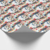 Wasserfarbe Niedlich Schöne, trendy Cat Collection Geschenkpapier (Ecke)