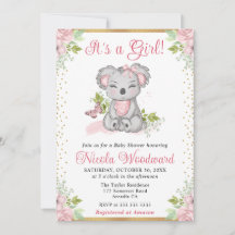 Wasserfarbe Niedliche Flora Koala Girl Babydusche