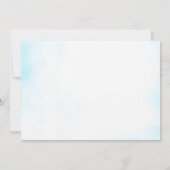 Wasserfarbe Niedliche Katze Vielen Dank Ihr Card F Einladung (Rückseite)