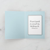 Wasserfarbe Niedliche Spitze Sukkulent Karte (Innenseite)