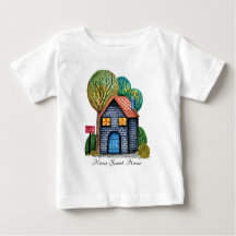 Wasserfarbe Niedliche Zuhause Sweet Zuhause Art