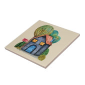 Wasserfarbe Niedliche Zuhause Sweet Zuhause Art Fliese (Seite)