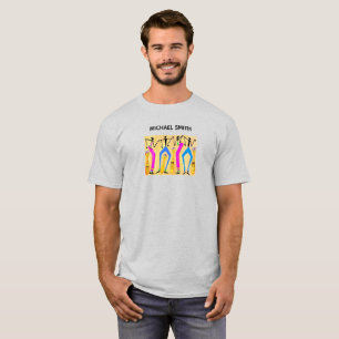 Wasserfarbe, Niedlicher Glückstanz T-Shirt