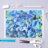 Wasserfarbe Nikko Blauer Hydrangea Seidenpapier (Handwerk)