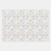 Wasserfarbe Nordic Hyge Niedlich Weihnachtsgeschen Geschenkpapier Set (Vorderseite 3)