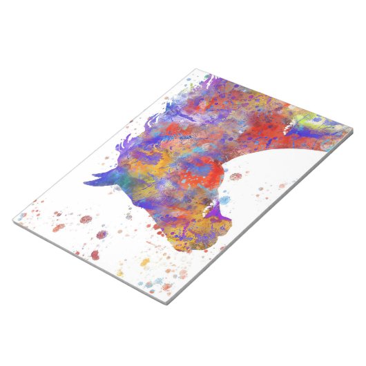 Wasserfarbe Notizblock (angewinkelt)