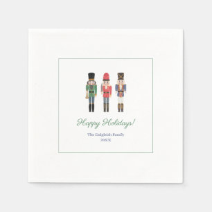 Wasserfarbe Nutcracker Ballet Weihnachtsgeschenk P Serviette