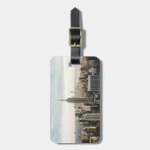 Wasserfarbe NYC Reiseziel Gepäckmarke Gepäckanhänger (Vorderseite vertikal)