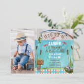 Wasserfarbe Ofishally Geburtstag Einladung (Stehend Vorderseite)