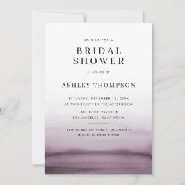 Wasserfarbe Ombre Lila Moderne Graduierungsparty i Einladung