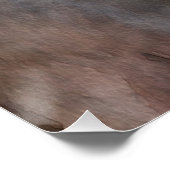 Wasserfarbe Orang Poster (Ecke)