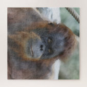Wasserfarbe Orang Puzzle (Horizontal)