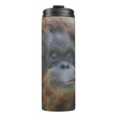 Wasserfarbe Orang Thermosbecher (Vorderseite)