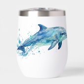 Wasserfarbe orange Katze (Vorderseite)
