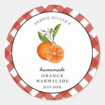 Wasserfarbe Orange Marmalade Jam