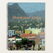 Wasserfarbe Oranjestad, Aruba Planer (Vorderseite)