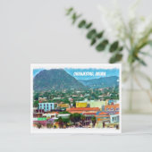 Wasserfarbe Oranjestad, Aruba Postkarte (Stehend Vorderseite)