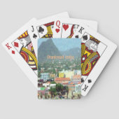 Wasserfarbe Oranjestad, Aruba Spielkarten (Rückseite)