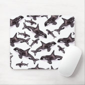 Wasserfarbe Orca Mousepad (Mit Mouse)