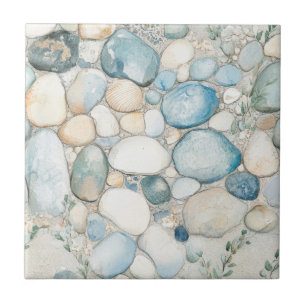 Wasserfarbe-Ozeanbrise-Muster Fliese