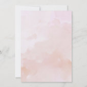 Wasserfarbe Pancakes Bridal Brunch Einladung (Rückseite)