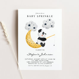 Wasserfarbe Panda Twinkle Twinkle Baby Sprinkle Einladung