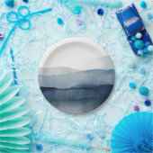 Wasserfarbe Pappteller (Party)