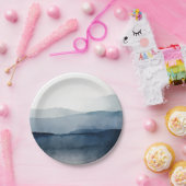 Wasserfarbe Pappteller (Party)