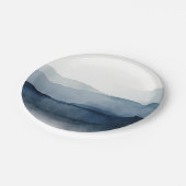 Wasserfarbe Pappteller (Schrägansicht)