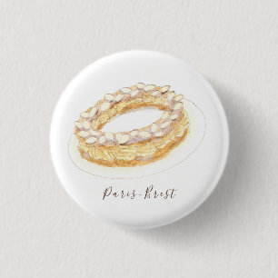 Wasserfarbe Paris-Brest Button