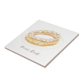 Wasserfarbe Paris-Brest Fliese (Seite)