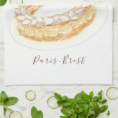 Wasserfarbe Paris-Brest Geschirrtuch (Gefaltet)
