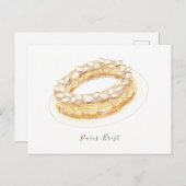 Wasserfarbe Paris-Brest Postkarte (Vorne/Hinten)