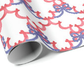 Wasserfarbe Patriotische Bogen Geschenkpapier (Rolleneckpunkt)