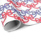 Wasserfarbe Patriotische Bogen Geschenkpapier (Rolleneckpunkt)