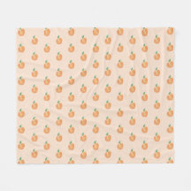 Wasserfarbe Peach Baby Blanket