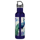 Wasserfarbe Peacock Edelstahlflasche (Rückseite)