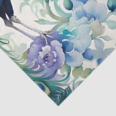 Wasserfarbe Peacock Seidenpapier (Detail)