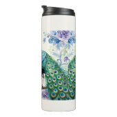 Wasserfarbe Peacock Thermosbecher (Nach rechts gedreht)