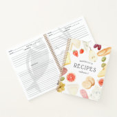Wasserfarbe Personalisierte Rezept Notizblock (Innenseite)