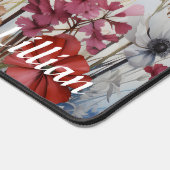 Wasserfarbe, Personalisierte Wildblume Schreibtisc Schreibtischunterlage (Ecke)