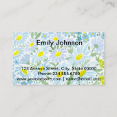 Wasserfarbe, persönliche Karte (Rückseite)